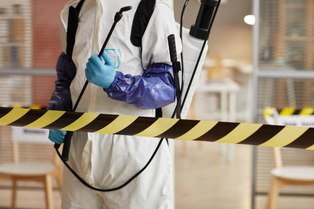 Professional Blood Cleanup technician working in Ithaca, NE